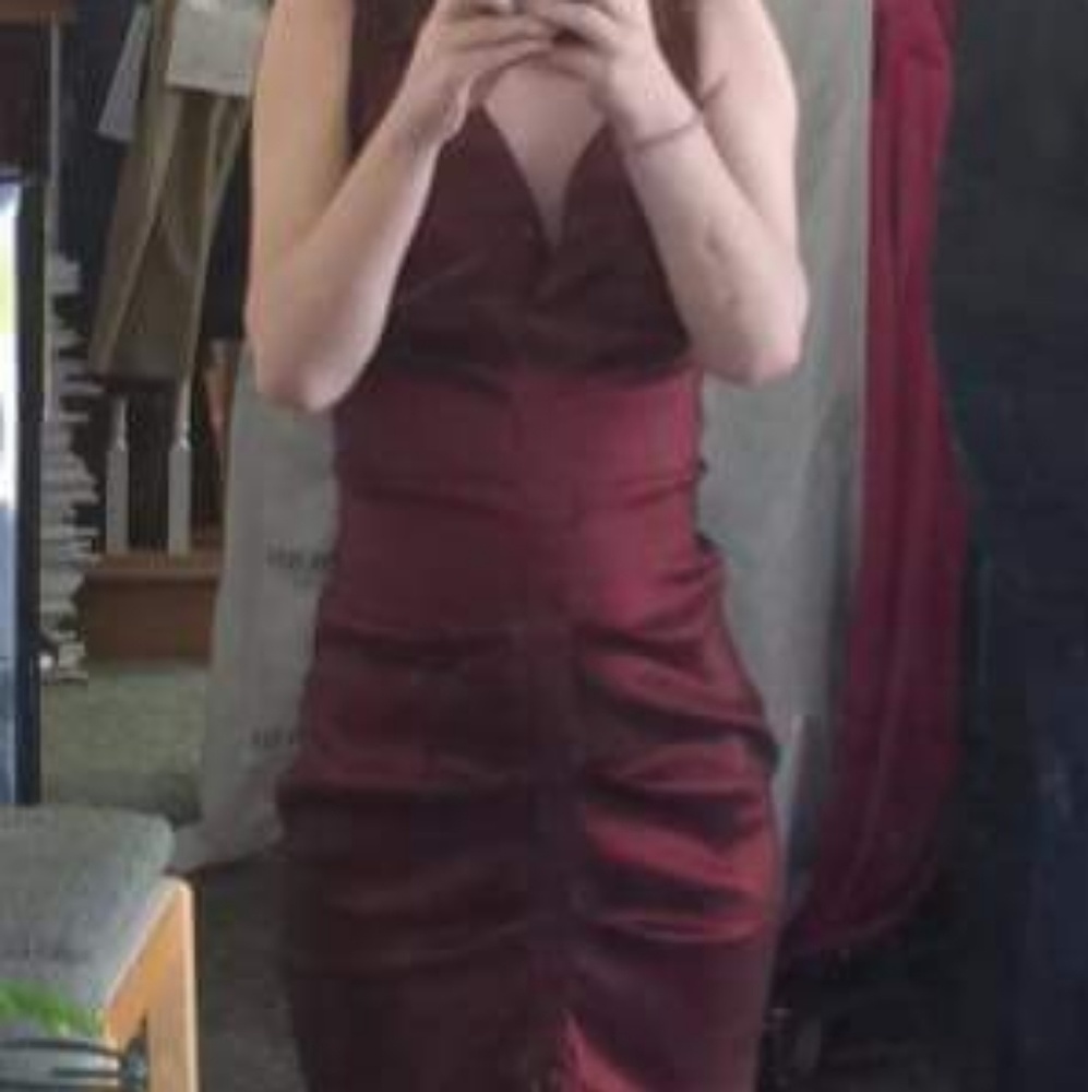Burgundy Prom Dress